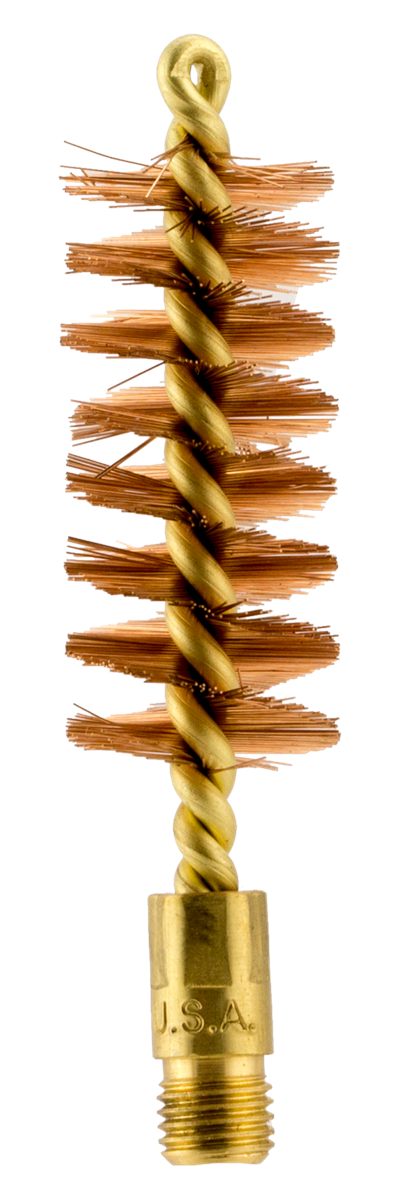 Pro Shot 20S Bore Brush 20 Gauge 5/16-27 Thread Bronze Bristles Looped Tip