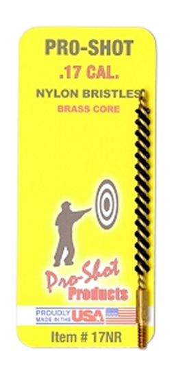 PRO Shot 7NR Bore Brush 7mm Rifle 8-32 Thread Nylon Bristles Brass Core