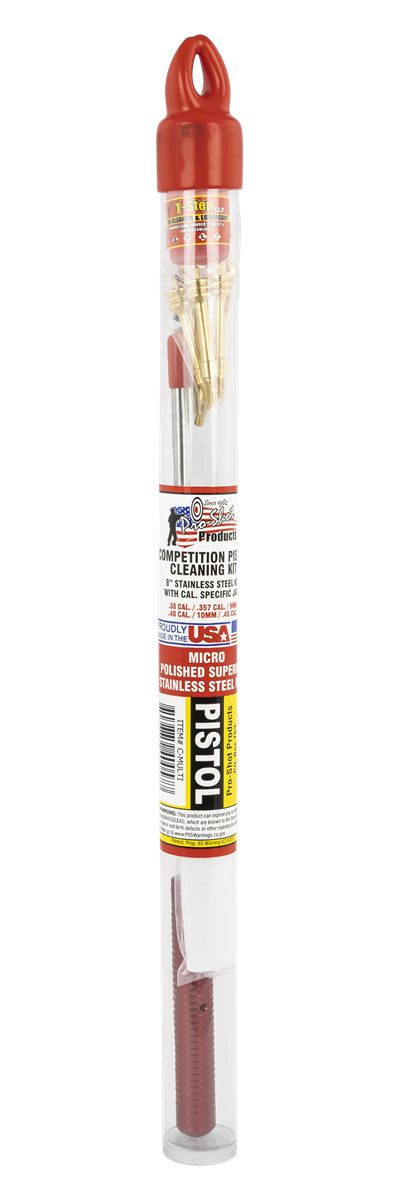 Pro Shot Cmulti Competition Tube Kit .38/ .45 Cal Pistol/Reusable w/Hang Ca