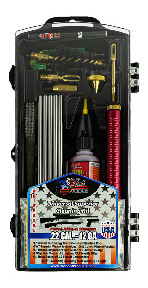 Pro Shot PSUVKIT Universal Classic Box Kit Multi-Caliber Plastic Case view 2