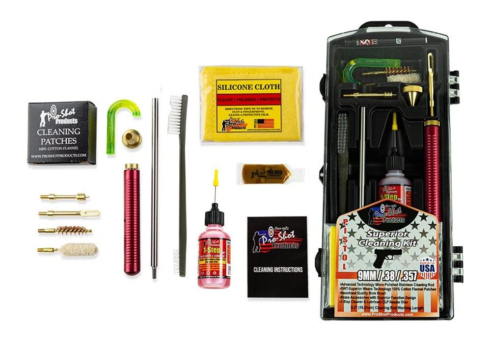 Pro Shot P389KIT Classic Box Kit .38/ .357/ 9mm Cal Pistol/Yellow Plastic C view 3