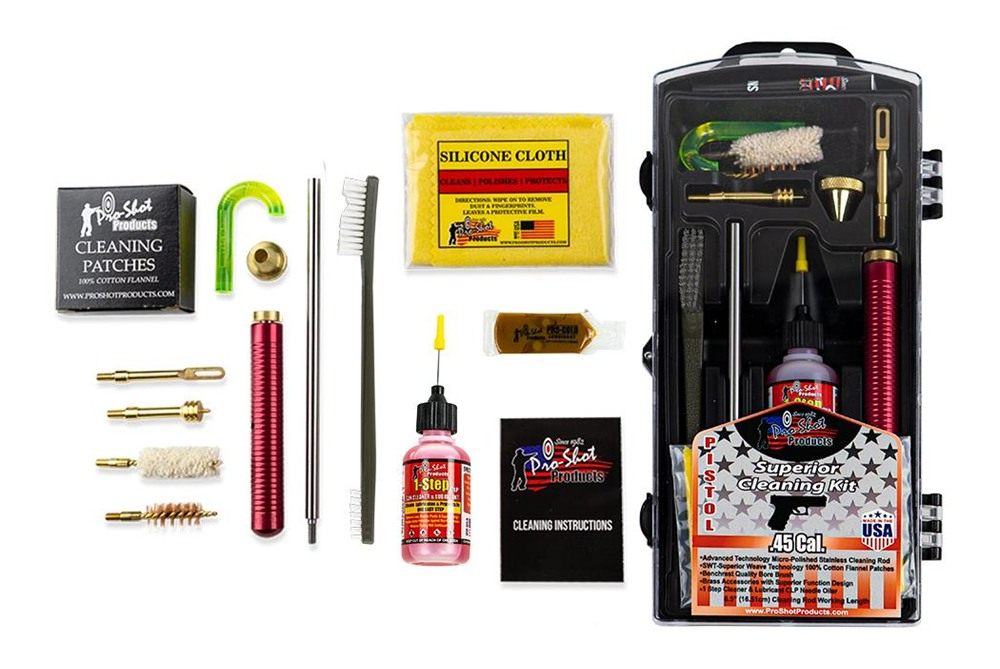 PRO Shot P45KIT Classic Box Kit .45 Cal Pistol/Yellow Plastic Case view 2