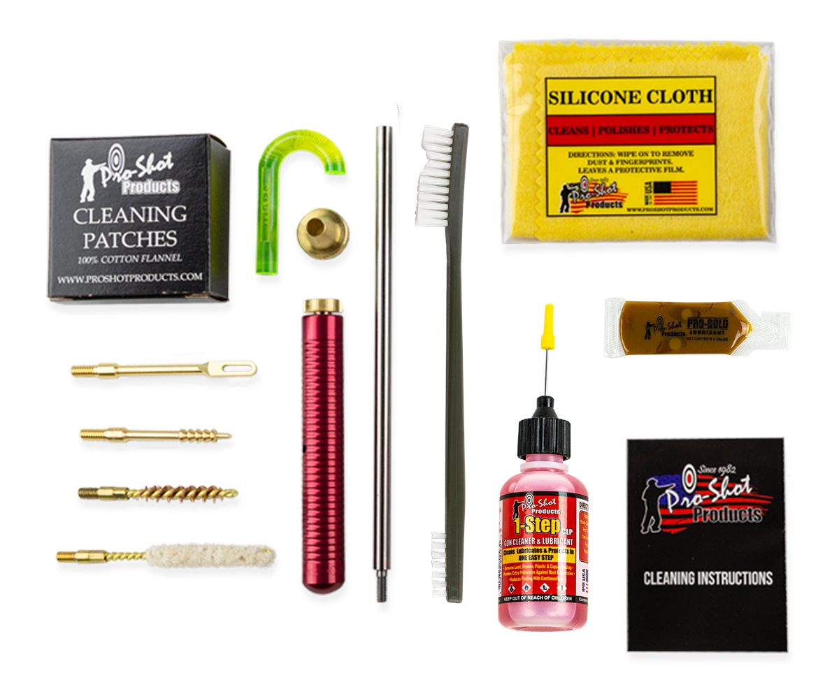 Pro Shot R22KIT Classic Box Kit .22 Cal Rifle/Yellow Plastic Case