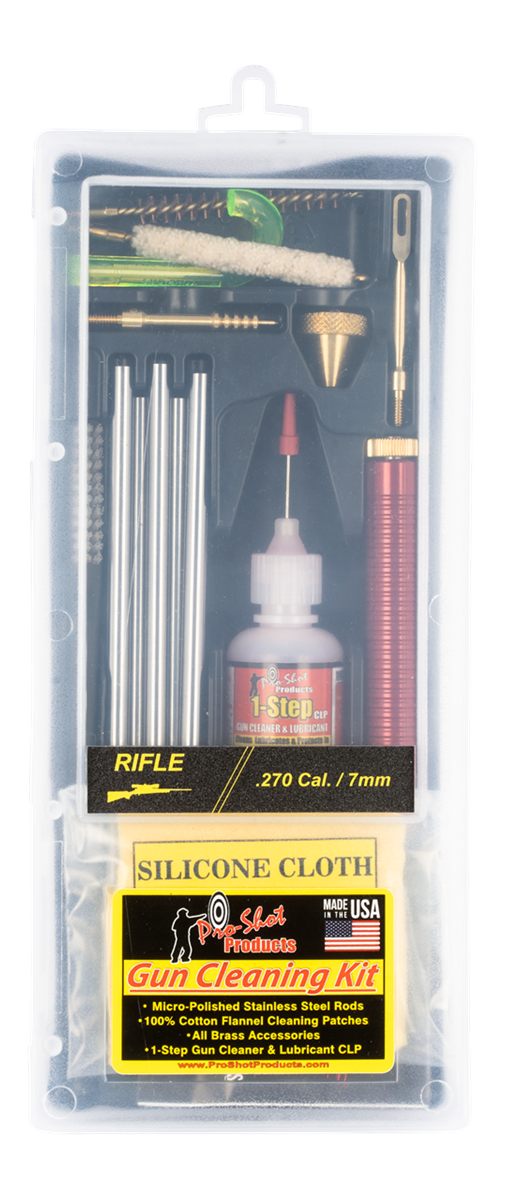 PRO Shot R2707KIT Classic Box Kit Multi-Caliber Rifle/Black Plastic Case