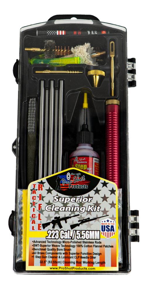 Pro Shot AR223KIT Tactical Classic Box Kit Multi-Caliber Rifle/Black Plasti