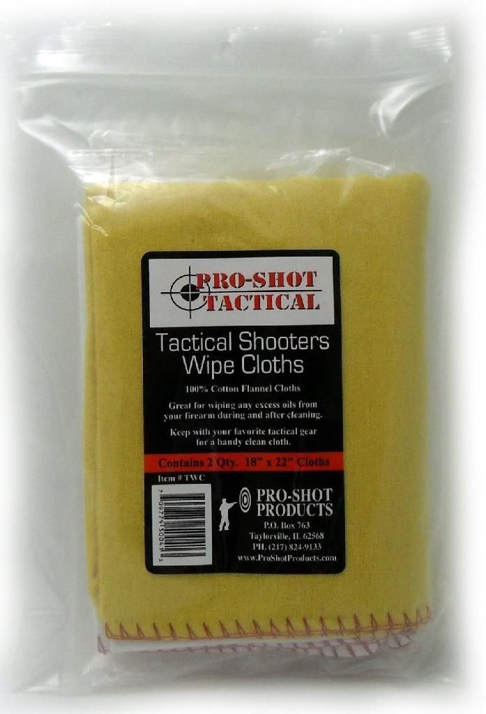 Pro Shot NON-Treated WIPE Cloth 12inX12in 3PK