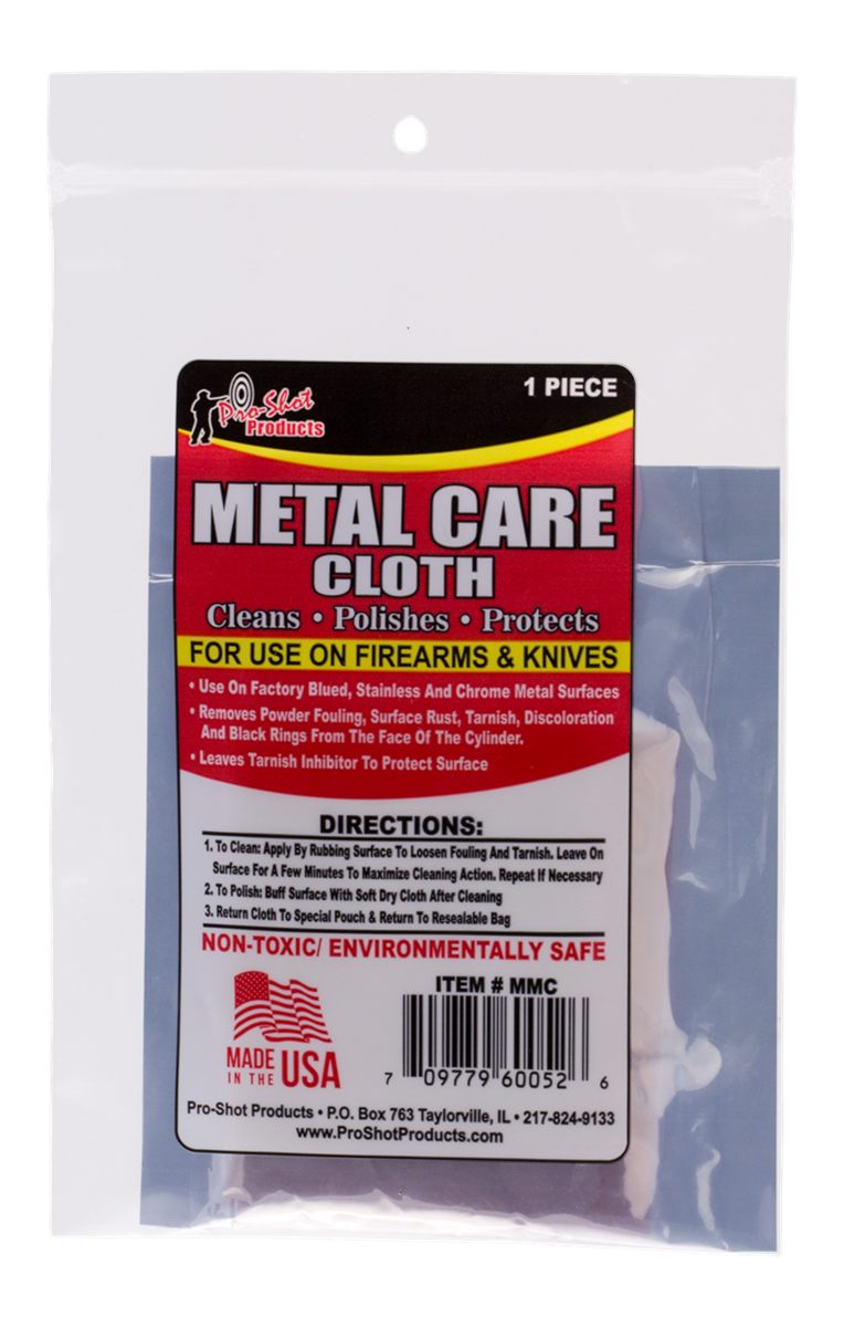 Pro Shot Metal Care Cloth NON-Toxic Removes Surface Rust AND Tarnish