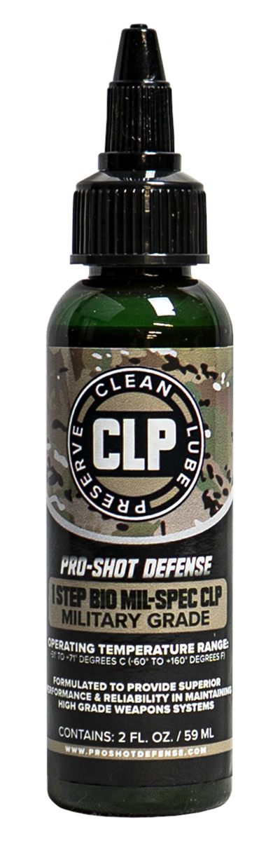 PRO Shot 1STEP 1 Step BIO Mil-Spec CLP 2 oz. Squeeze Bottle