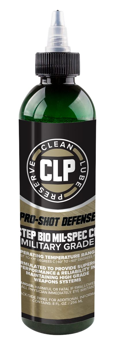 PRO Shot 1STEP 1 Step BIO Mil-Spec CLP 8 oz. Squeeze Bottle