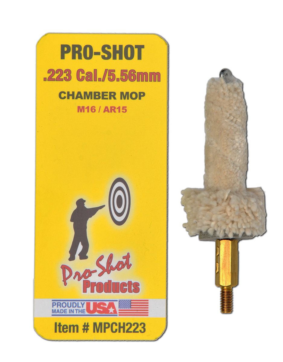 Pro Shot MPCH223 Chamber Mop Military Style .223 Rem/5.56x45mm Nato AR Plat
