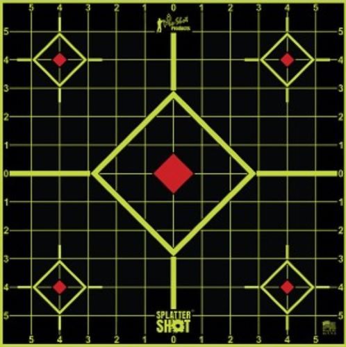 Pro Shot Splatter Target Sight-IN 12in GREEN Peel/Stick 12EA