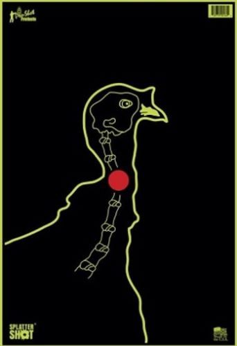 Pro Shot Splatter Target 12inX18in TURKEY 8PK