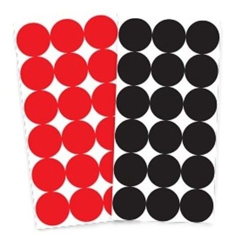 Pro Shot P432M SplatterShot Repair Pasters Red 1in Self-Adhesive 432 view 2