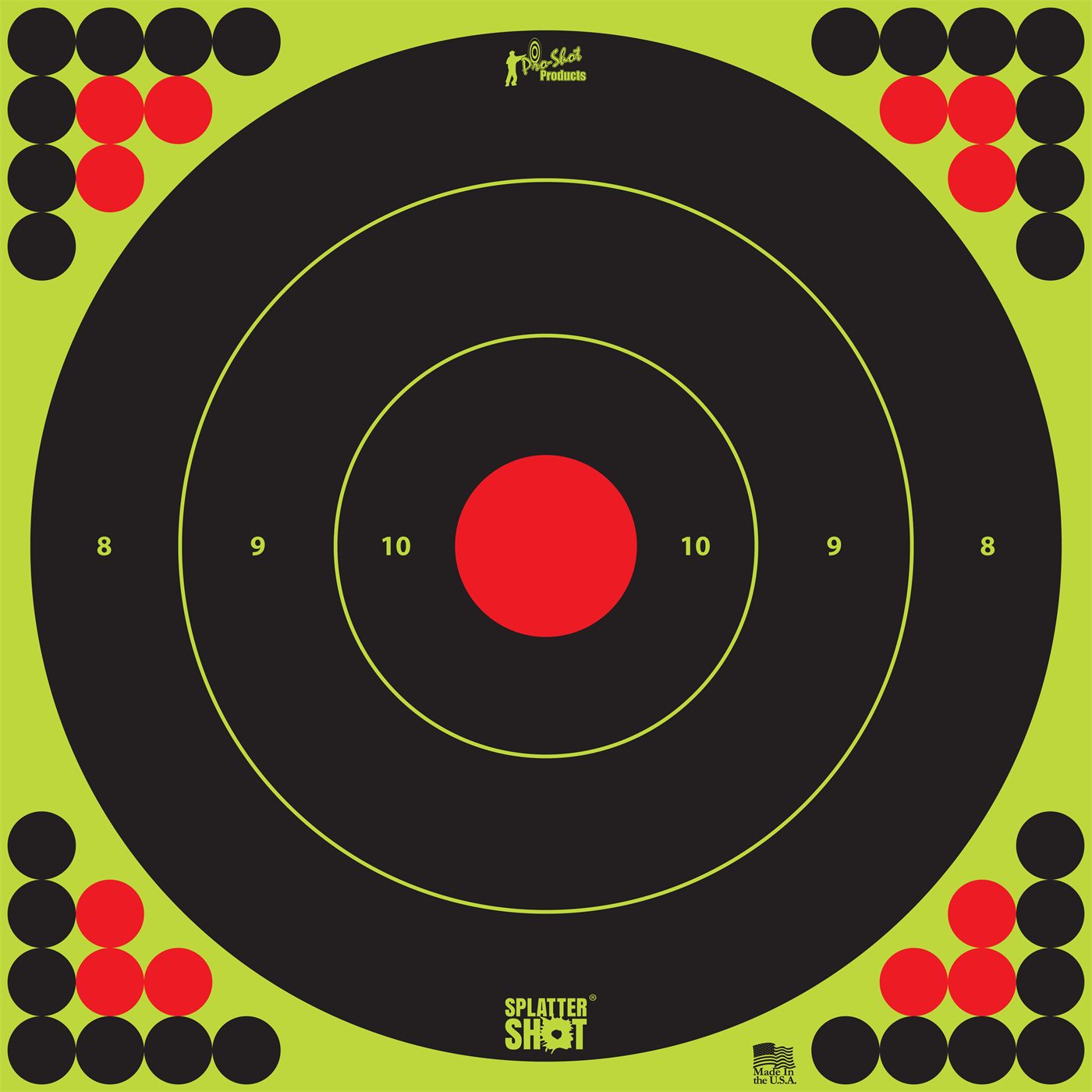 Pro Shot LONGRANGE172 SplatterShot Self-Adhesive Paper Black/Green/Red 17.2