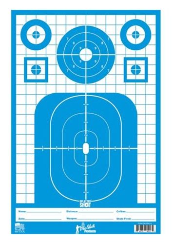 Pro Shot Tactical Precision Target Pistol/Rifle/Shotgun Blue 8/ct