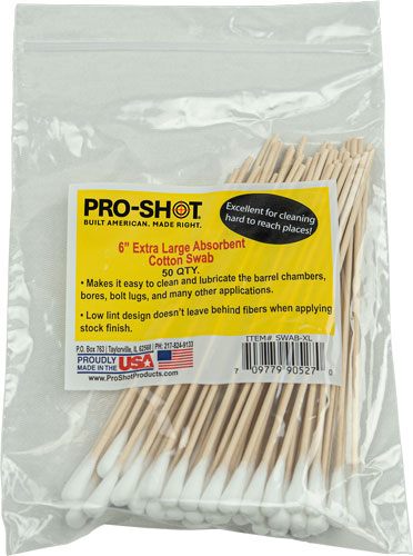 Pro Shot Cotton TIP Swabs XL 6in 50CT