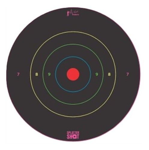 Pro Shot 8in Bullseye Multi-Color Rings on Heavy Tag Paper 6/ct