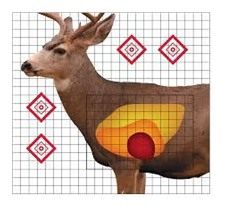 Pro Shot Mule Deer Sight In Target 25in x 5/ct