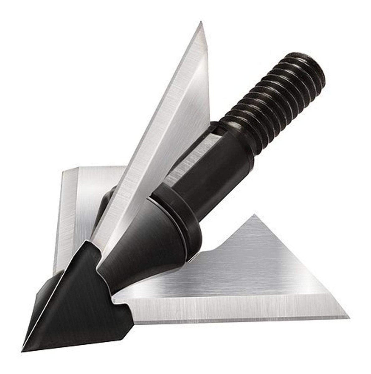 QAD Exodus Crossbow Full Blade Broadhead (Pack of 3), Black, 100 Grain