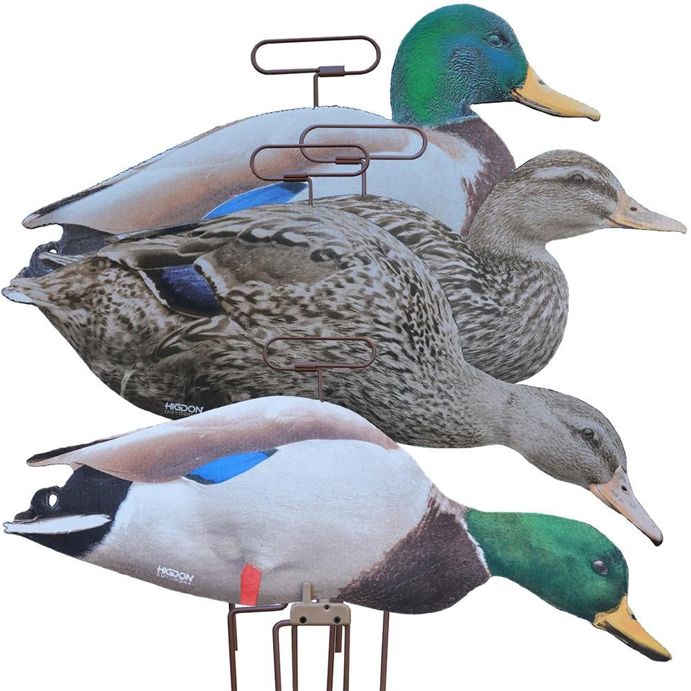 Higdon Outdoors Motion Flats Silhouette Duck Decoys 12/ct