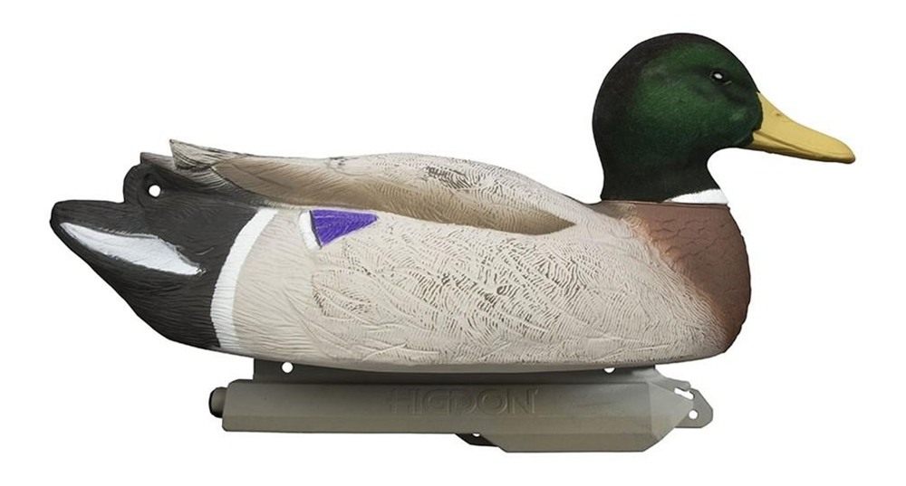 Higdon Outdoors Battleship Mallard Flocked Heads 6/ct view 3