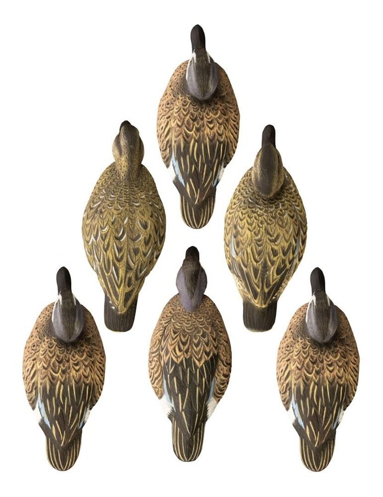 Higdon Outdoors Standard Blue Wing Teal Foam Filled 6pk