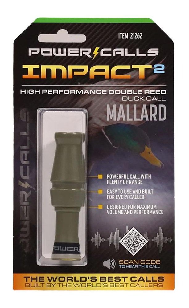 Higdon Decoys Power Calls 21262 Impact2 Open Double Reed Attracts Mallards view 2