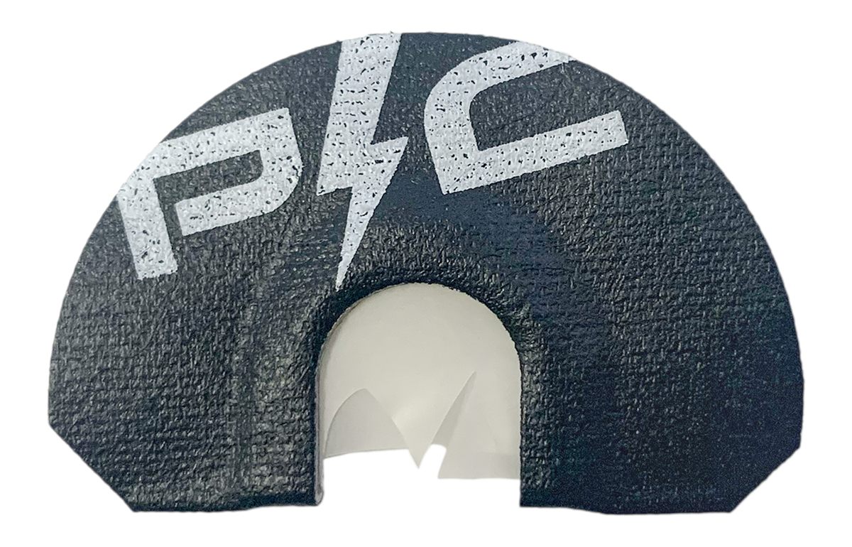 Higdon Decoys Power Call 24238 Mini Cluck Purr Diaphragm Turkey Black White