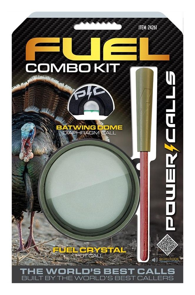Higdon Outdoors Power Calls Fuel Turkey Combo Kit Crystal and Batwing Dome view 2