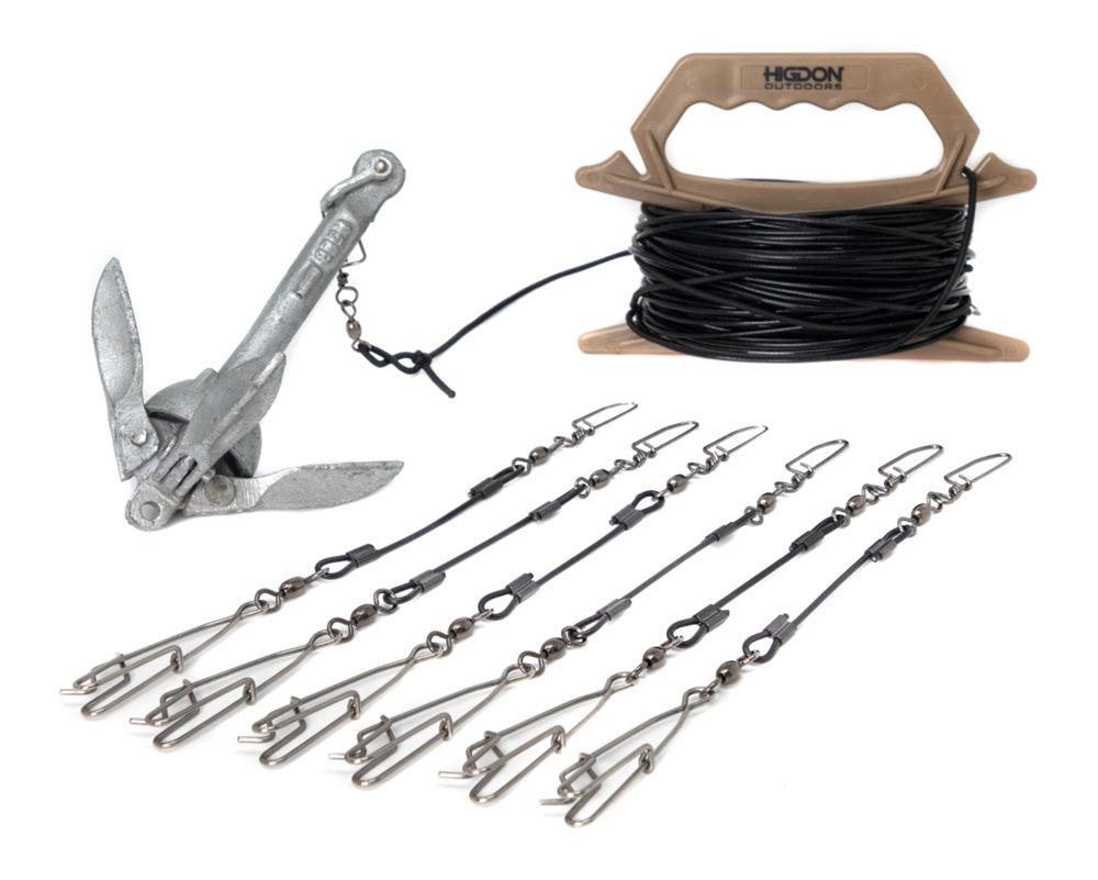 Higdon Decoys Outdoors 30340 Battleship Jerk Rig PVC Coated Steel view 3