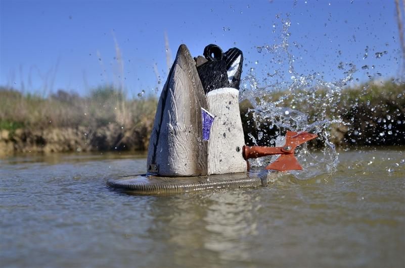 Higdon Outdoors Decoys 53012 XS Crazy Kicker Mallard Drake Black/Gray Recha view 2