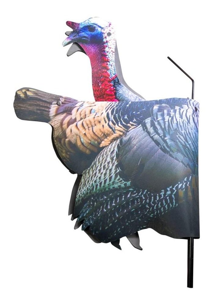 Higdon Outdoors Flex Turkey Decoy Upright Tom Silhouette view 3