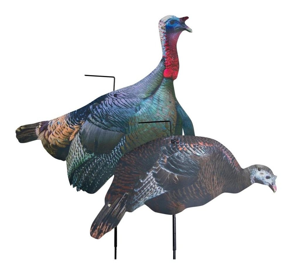 Higdon Outdoors Flex Turkey Decoy Combo Tom and Hen Silhouette