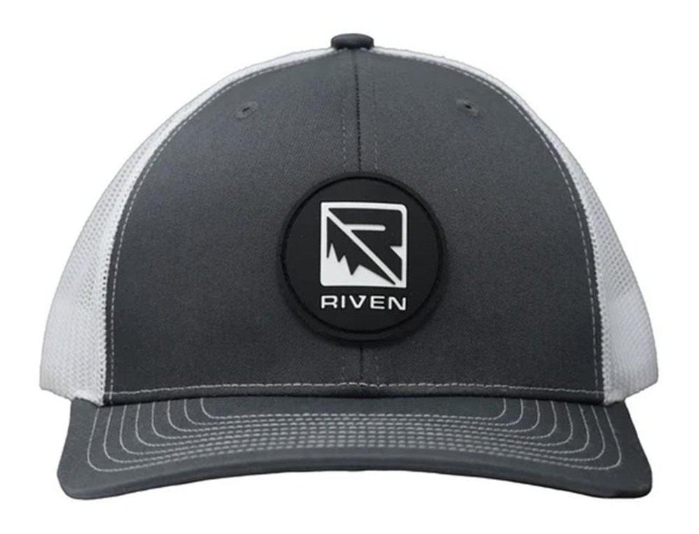 Higdon Outdoors Riven Logo Patch Hat Grey/White view 2