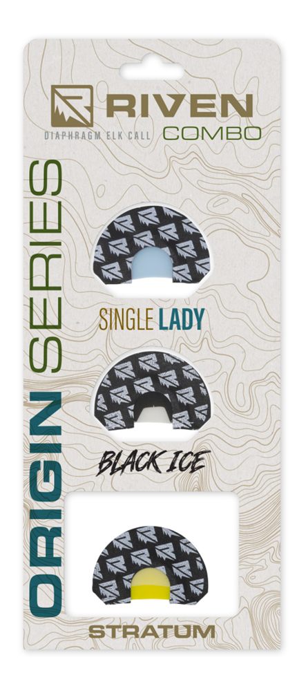 Riven Higdon Origin Series Diaphragm Elk Mouth Calls Singe Lady Black Ice S view 3