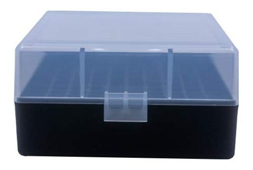 Berry's Manufacturing plastic ammo box, smoke/black 100 Round 9MM/380 view 2