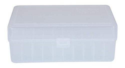 Berry's Mfg 411 Clear Ammo Flip Top Box Holds 50 Rounds - .45/70 Govt