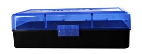 Berry's Mfg 50rd Ammo Box - 454 - 50 A.E. Blue w/Black Bottom
