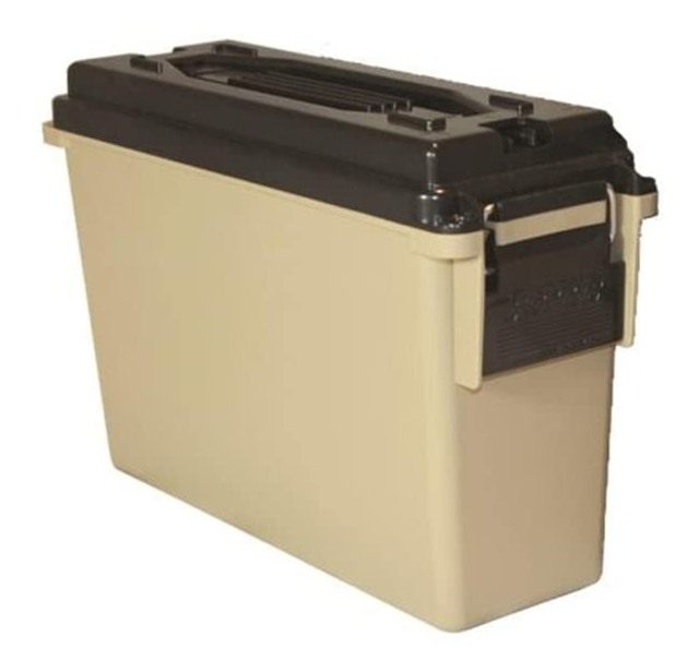 Berry's Manufacturing 30 Cal Plastic Ammo Can, Tan, 49171
