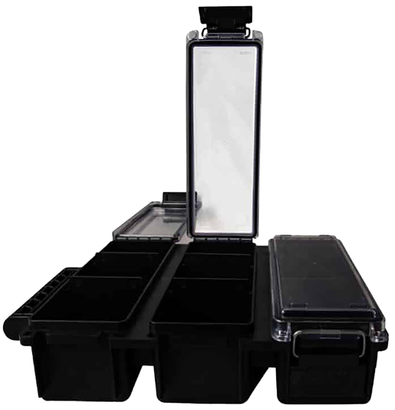 Berrys Manufacturing 68911 Tri-Can Ammo Black Plastic