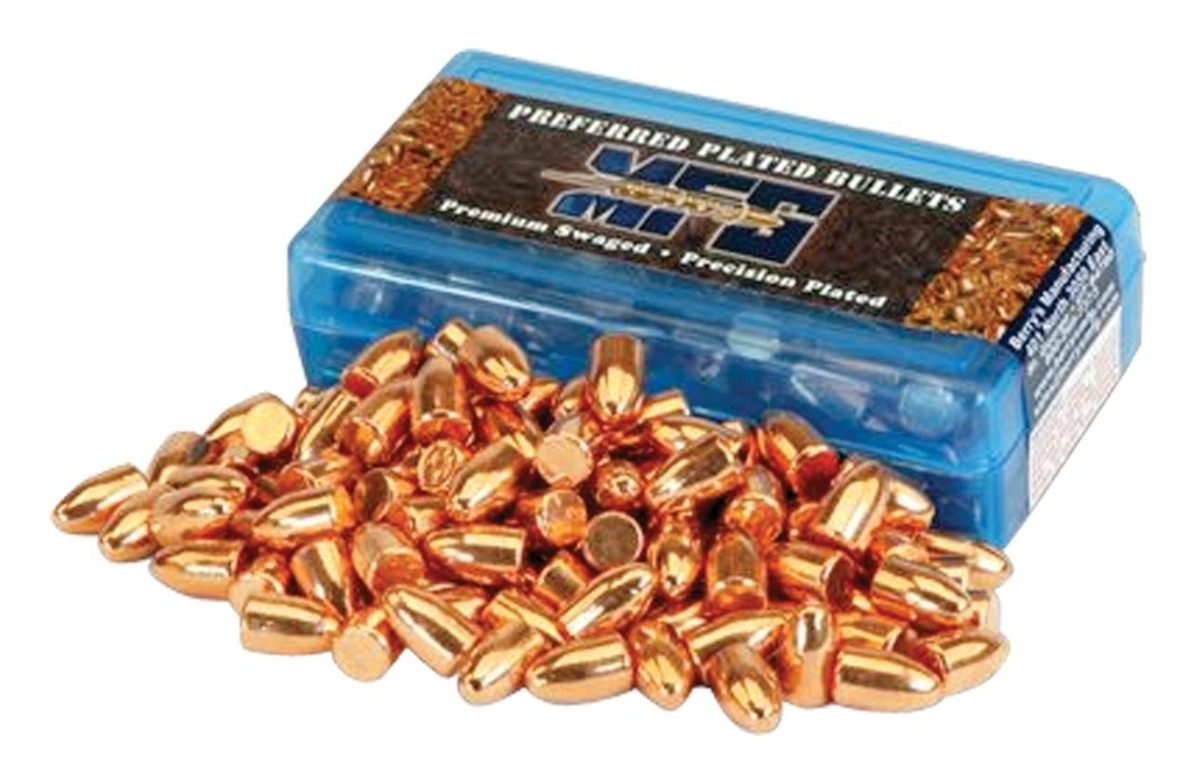 Berrys Manufacturing Superior Plated Pistol Bullets 9mm .356in 124 gr RN 25 view 2