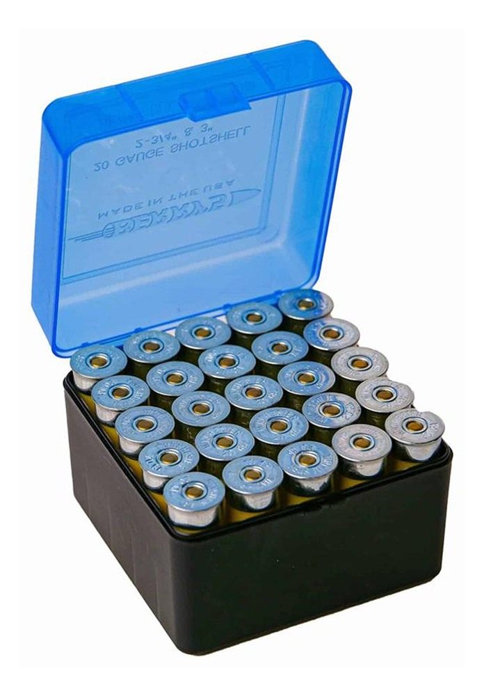 Berry's Shot Shell Ammo Box 12 ga 3in 25rd Blue/Black view 2