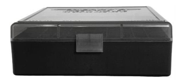 Berry's Plastic Ammo Box, Smoke/Black 100 Round 44 Spl / Mag (1)