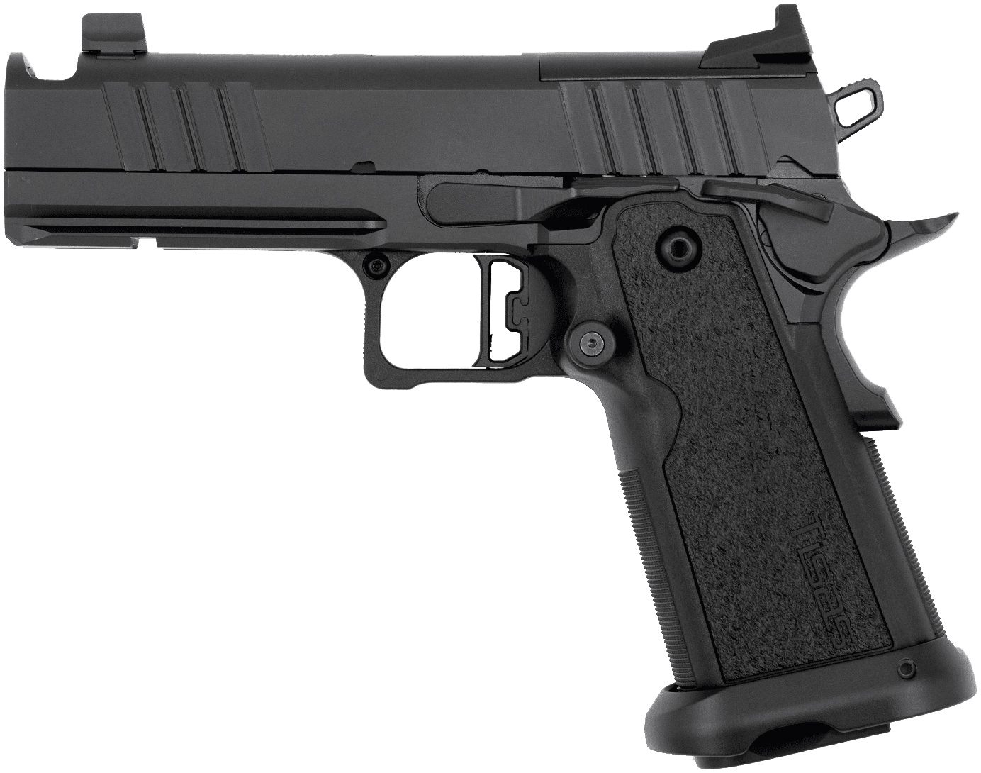 Tisas Arms 12500022 1911 Carry DS 9mm Luger 17+1 4.25in Black QPQ Bull Barr