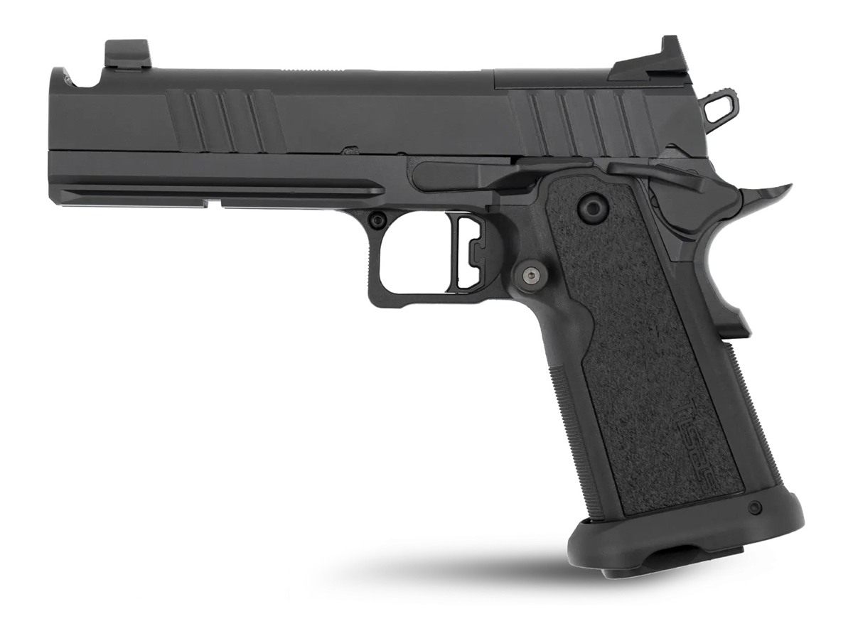 Tisas USA Arms 12500023 1911 Duty DS 9mm Luger 17+1 5in Black QPQ Bull Barr