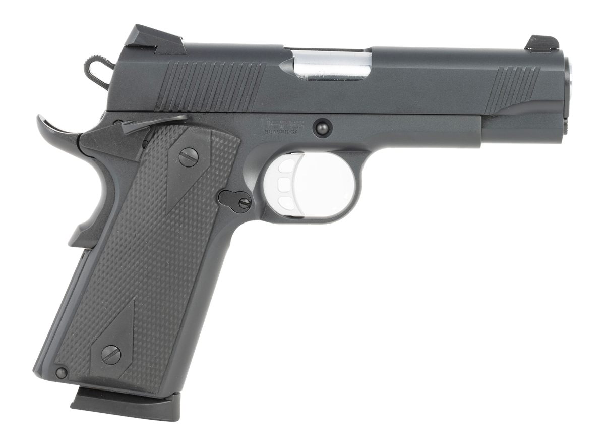 Tisas USA Arms 10100121 1911 Carry 9mm Luger 9+1 4.25in Black Cerakote Carb