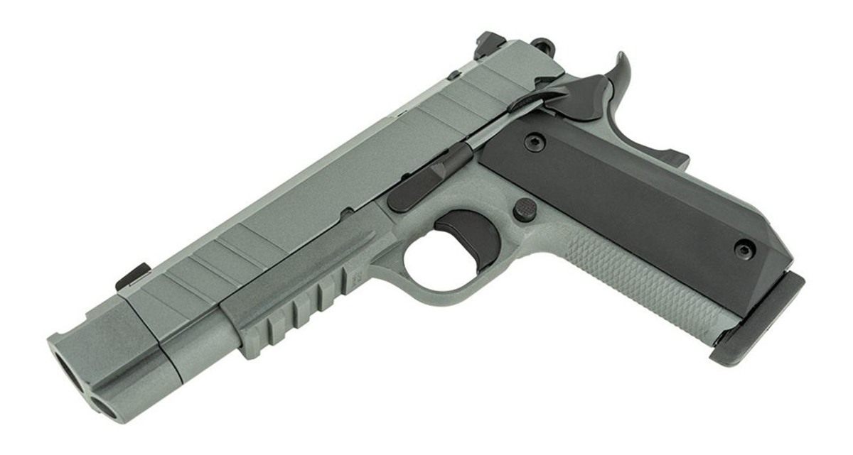 Tisas Arms 10100135 1911 Night Stalker Carry 45 ACP 8+1 4.25in Black Bull B view 3
