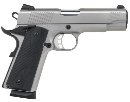 Tisas Arms 10100123 1911 Carry 45 ACP 8+1 4.25in Stainless Steel Serrated S view 3