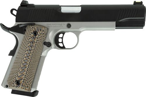 Tisas USA 1911 D10 FO 10MM 5in BBL SS/Black 2-8RD Mags view 3