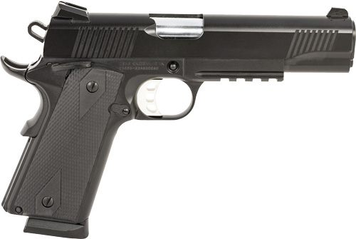 Tisas Arms 10100529 1911 Duty 45 ACP 8+1 5in Stainless Steel Barrel, Black view 3
